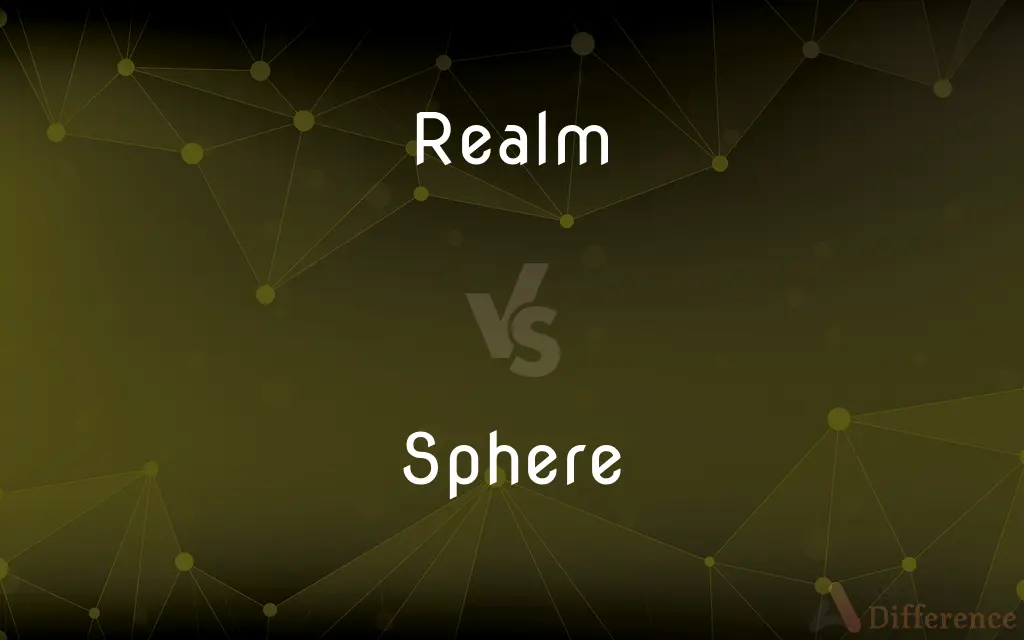 Realm vs. Sphere — What's the Difference?