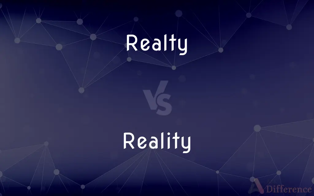 Realty vs. Reality — What's the Difference?