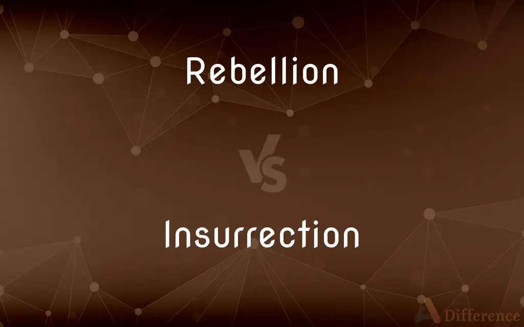 Rebellion vs. Insurrection — What's the Difference?