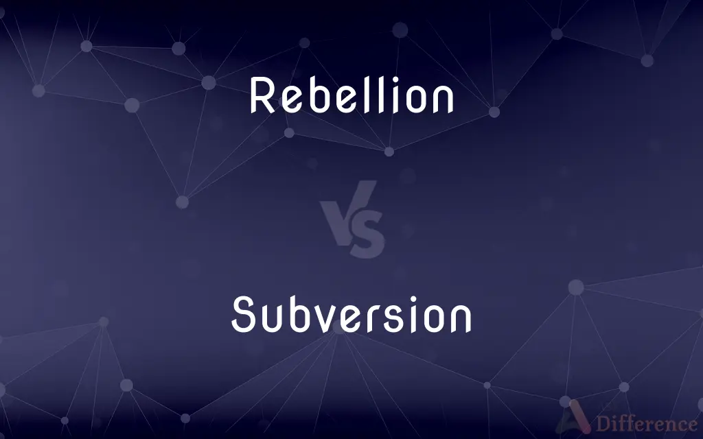 Rebellion vs. Subversion — What's the Difference?