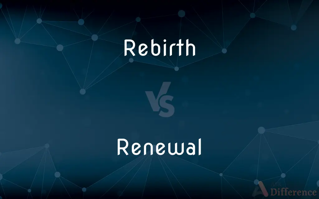 Rebirth vs. Renewal — What's the Difference?