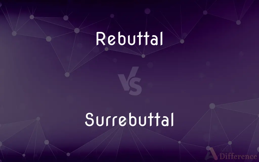 Rebuttal vs. Surrebuttal — What's the Difference?