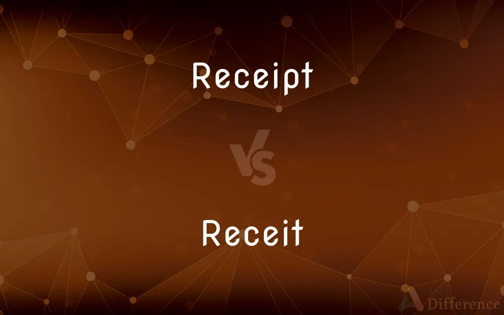 Receipt vs. Receit — Which is Correct Spelling?