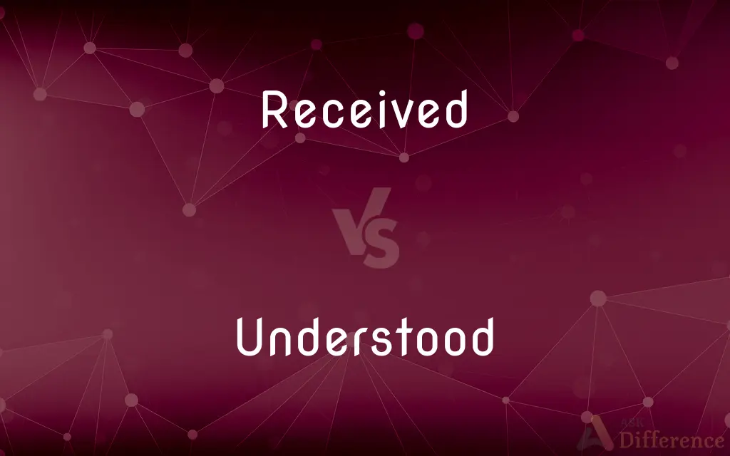 Received vs. Understood — What's the Difference?