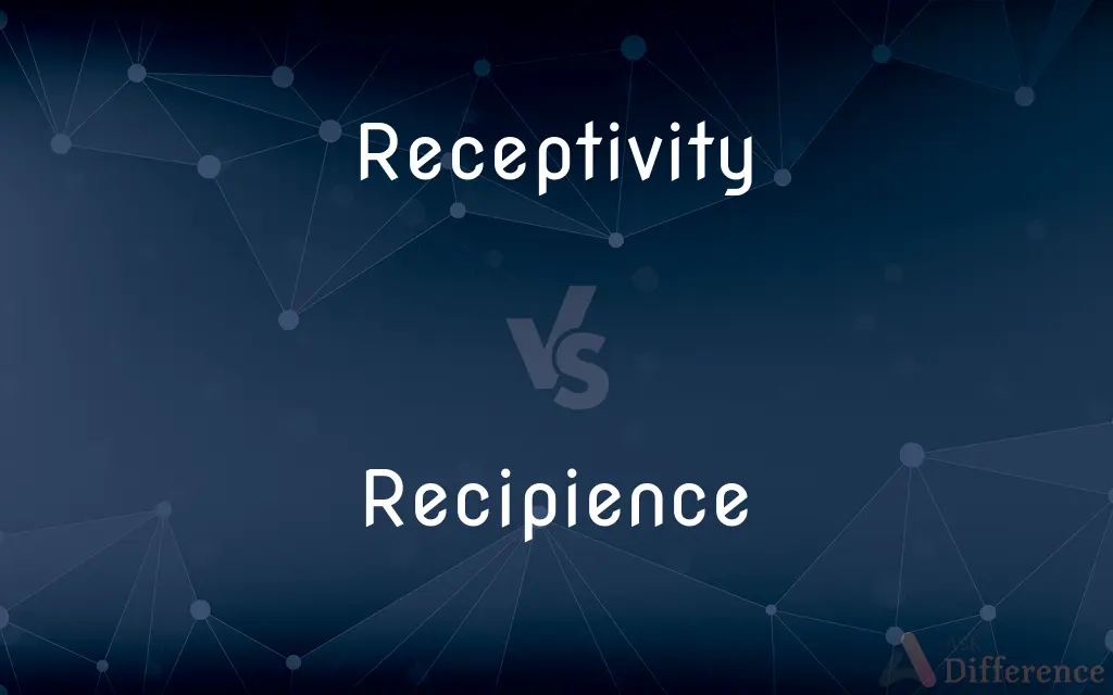 Receptivity vs. Recipience — What's the Difference?