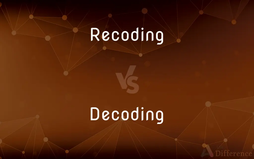 Recoding vs. Decoding — What's the Difference?