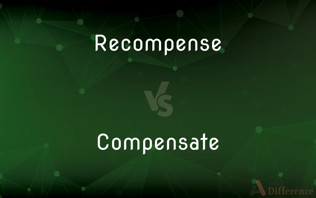 Recompense vs. Compensate — What's the Difference?