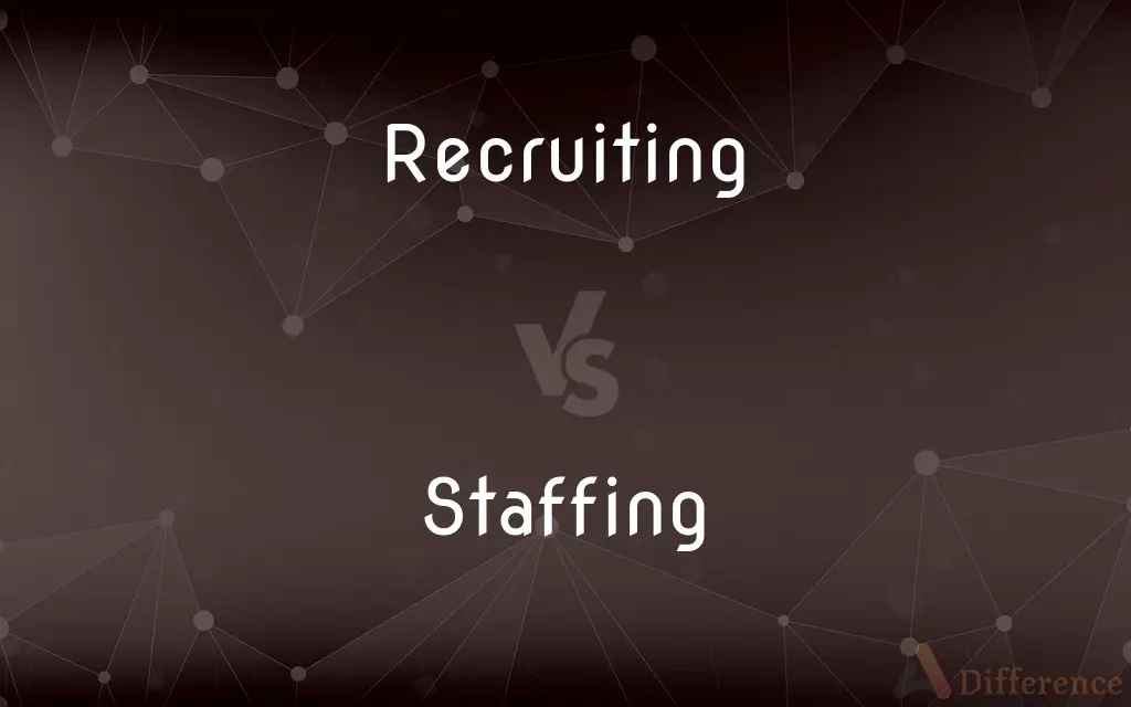Recruiting vs. Staffing — What's the Difference?