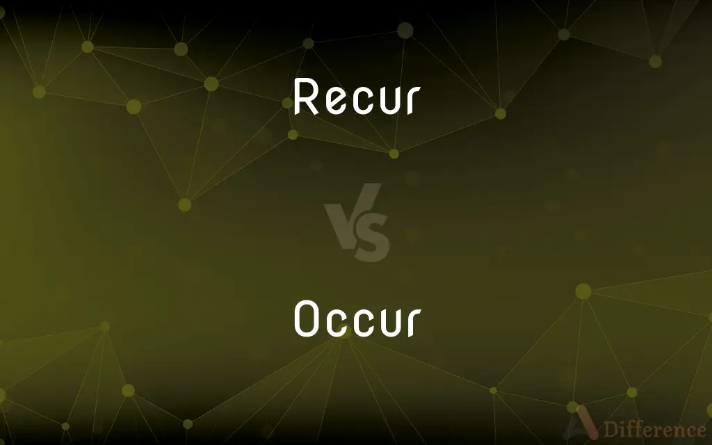 Recur vs. Occur — What's the Difference?