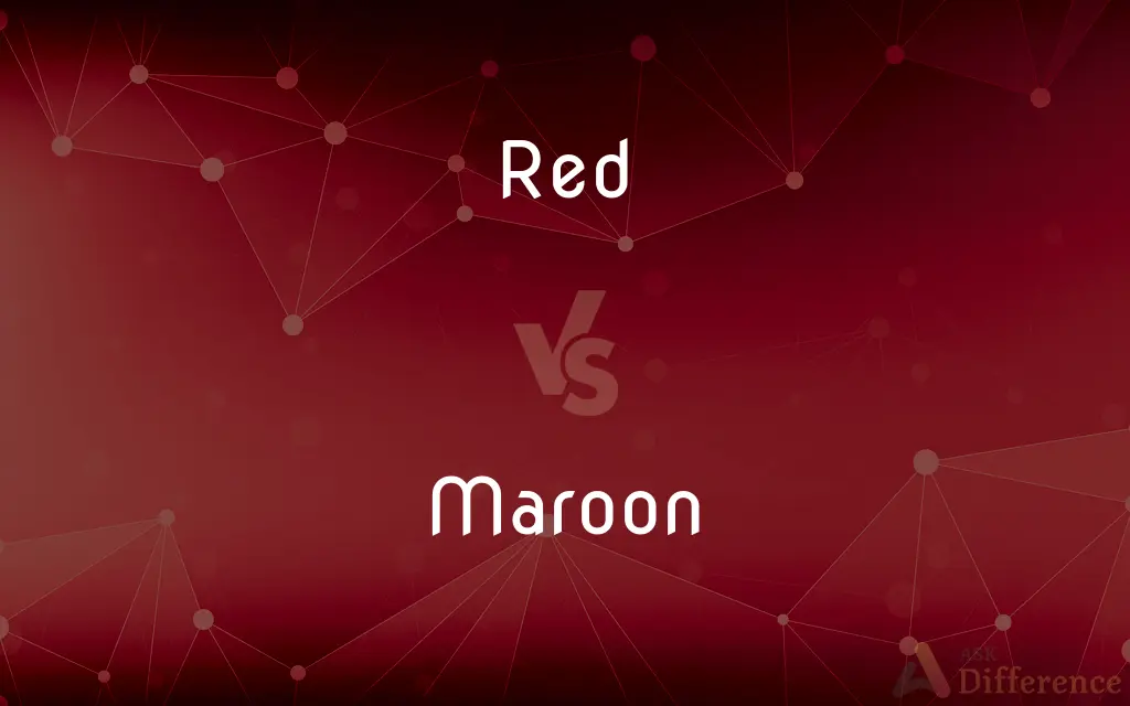 Red vs. Maroon — What's the Difference?