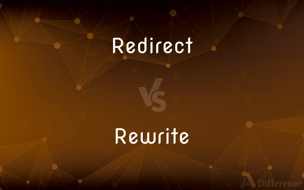 Redirect vs. Rewrite — What's the Difference?