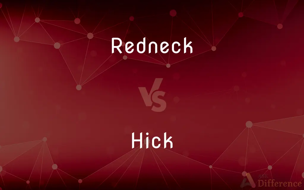 Redneck vs. Hick — What's the Difference?