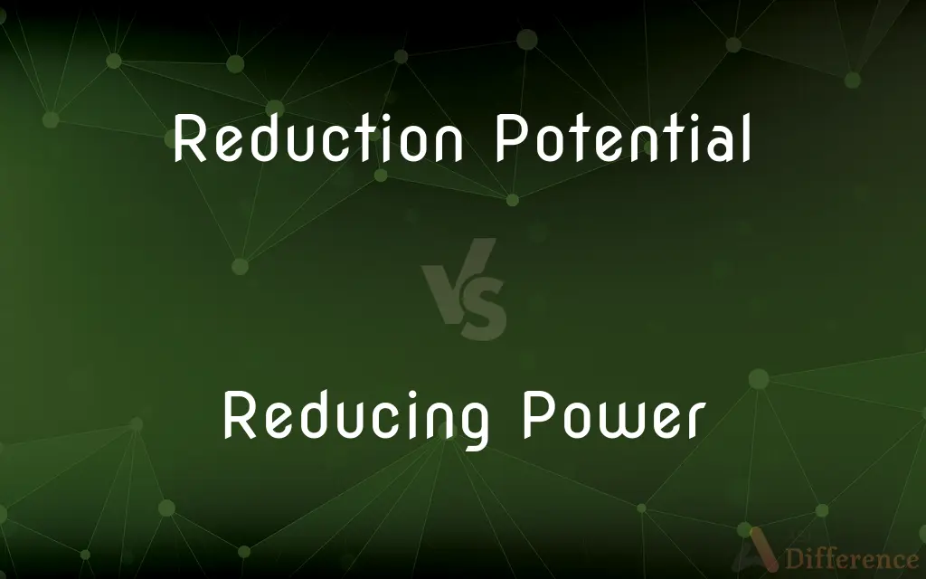 Reduction Potential vs. Reducing Power — What's the Difference?