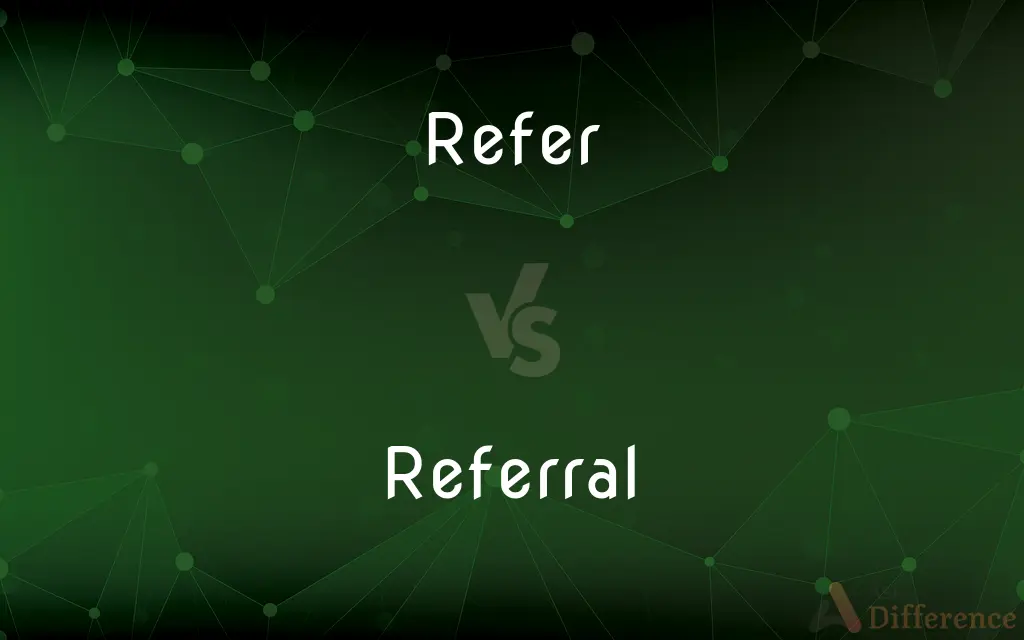 Refer vs. Referral — What's the Difference?