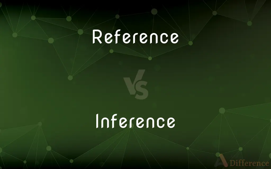 Reference vs. Inference — What's the Difference?