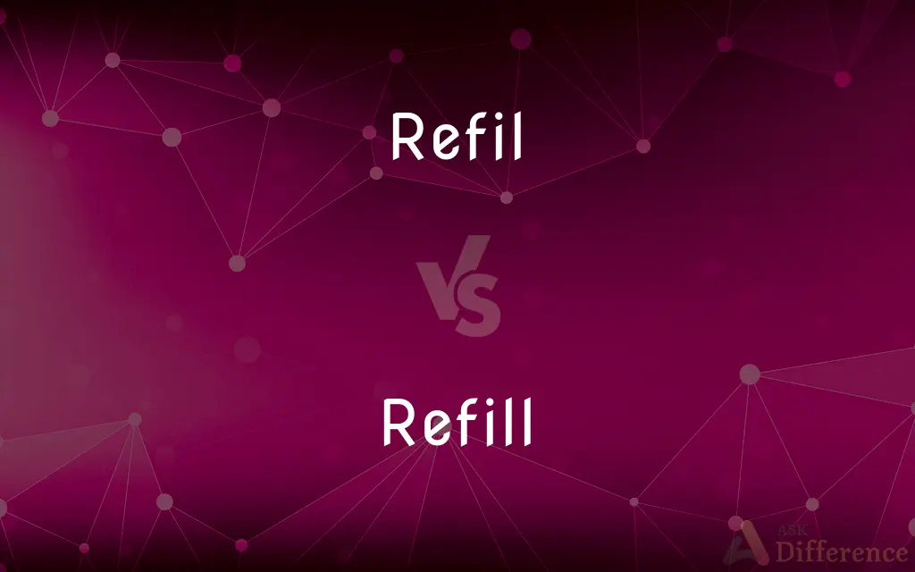 Refil vs. Refill — Which is Correct Spelling?