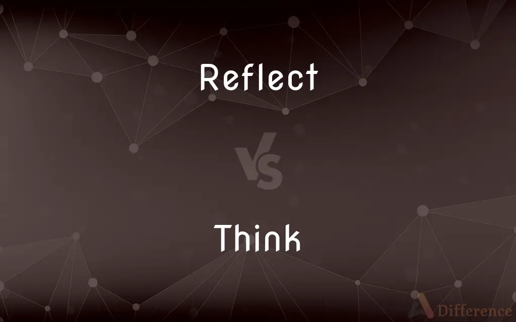 Reflect vs. Think — What's the Difference?