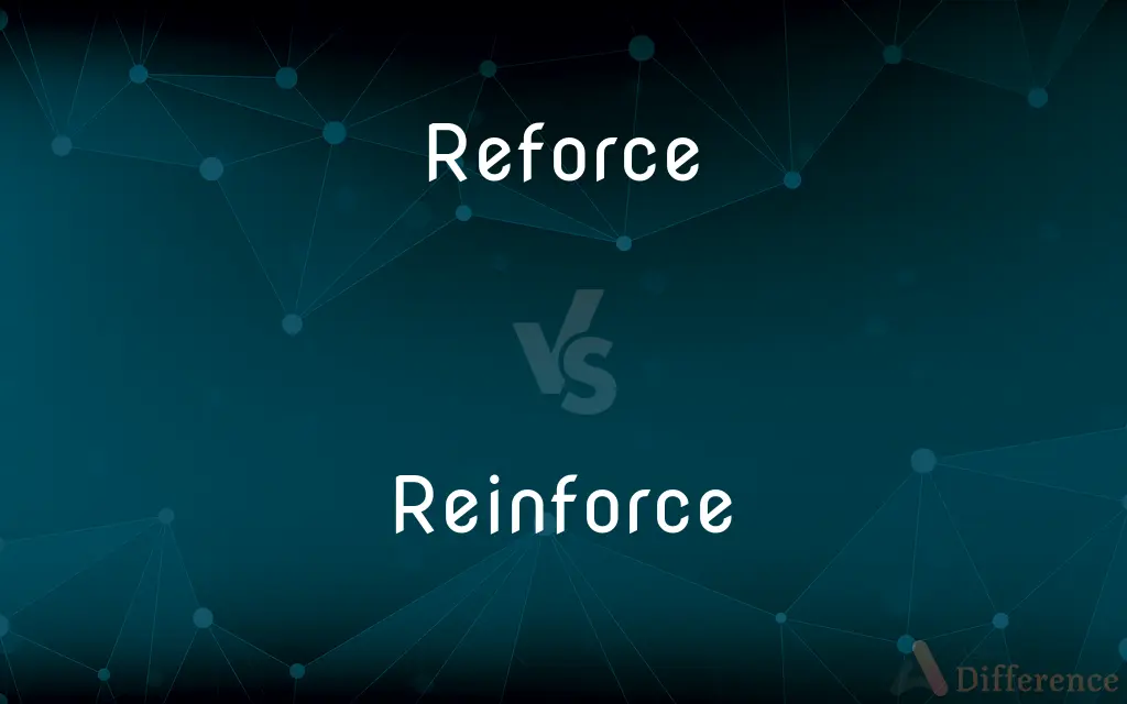 Reforce vs. Reinforce — Which is Correct Spelling?