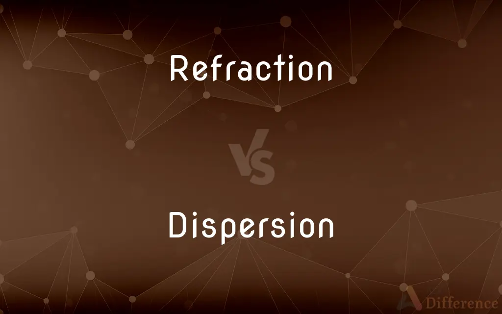 Refraction vs. Dispersion — What's the Difference?