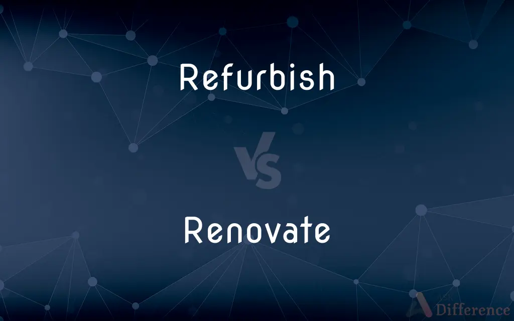 Refurbish vs. Renovate — What's the Difference?
