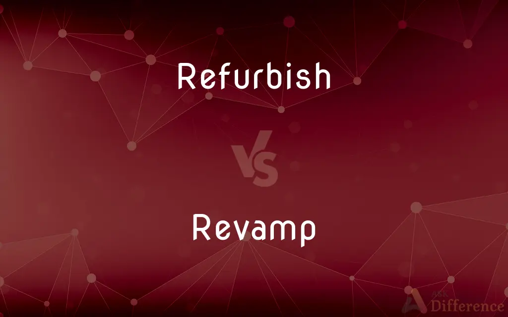Refurbish vs. Revamp — What's the Difference?