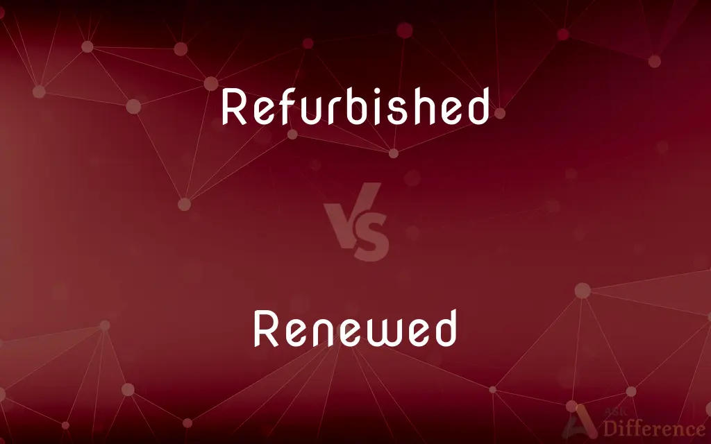 Refurbished vs. Renewed — What's the Difference?