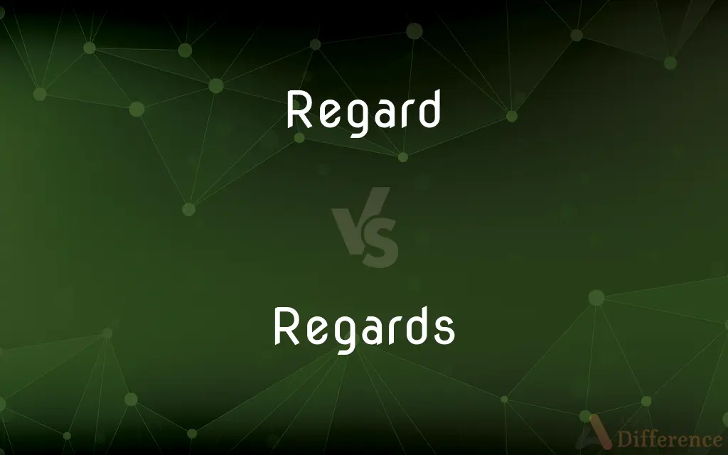 Regard vs. Regards — What's the Difference?