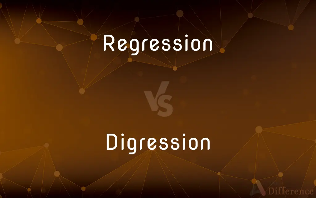 Regression vs. Digression — What's the Difference?