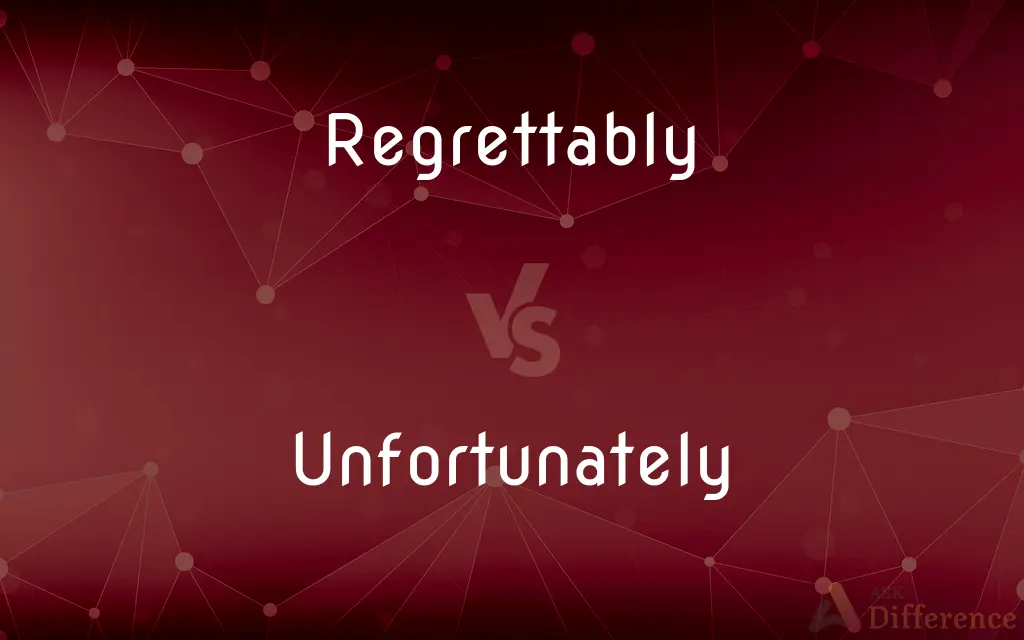 Regrettably vs. Unfortunately — What's the Difference?