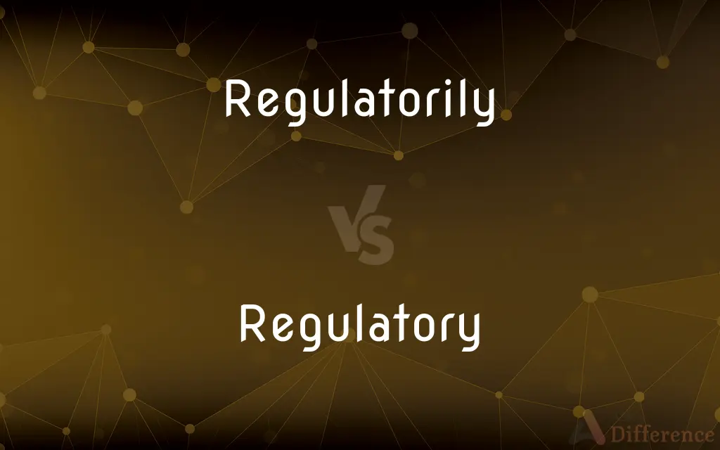 Regulatorily vs. Regulatory — What's the Difference?
