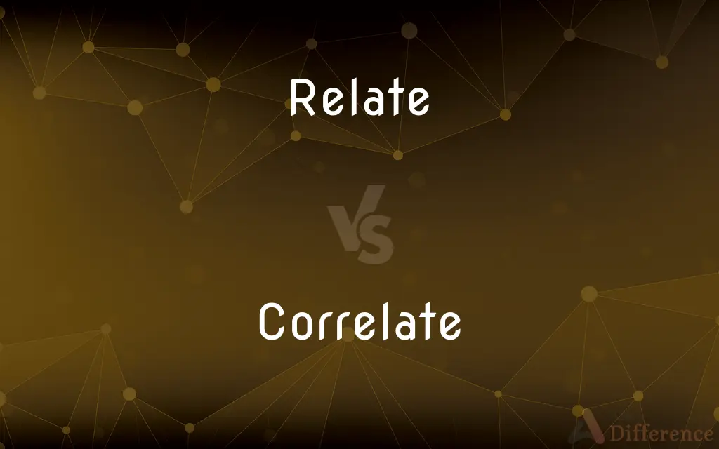 Relate vs. Correlate — What's the Difference?