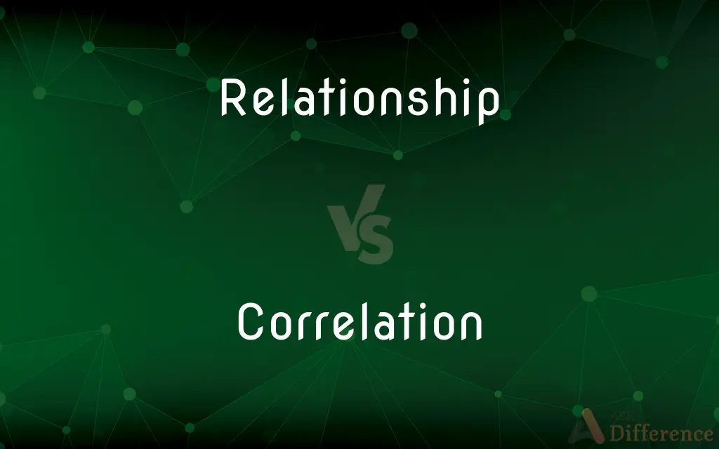 Relationship vs. Correlation — What's the Difference?