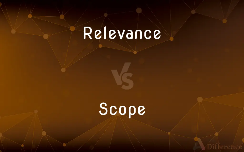 Relevance vs. Scope — What's the Difference?