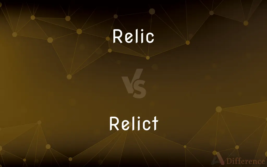 Relic vs. Relict — What's the Difference?