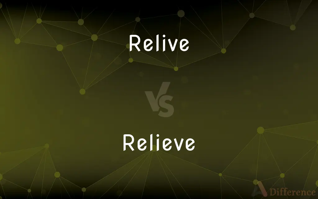 Relive vs. Relieve — What's the Difference?