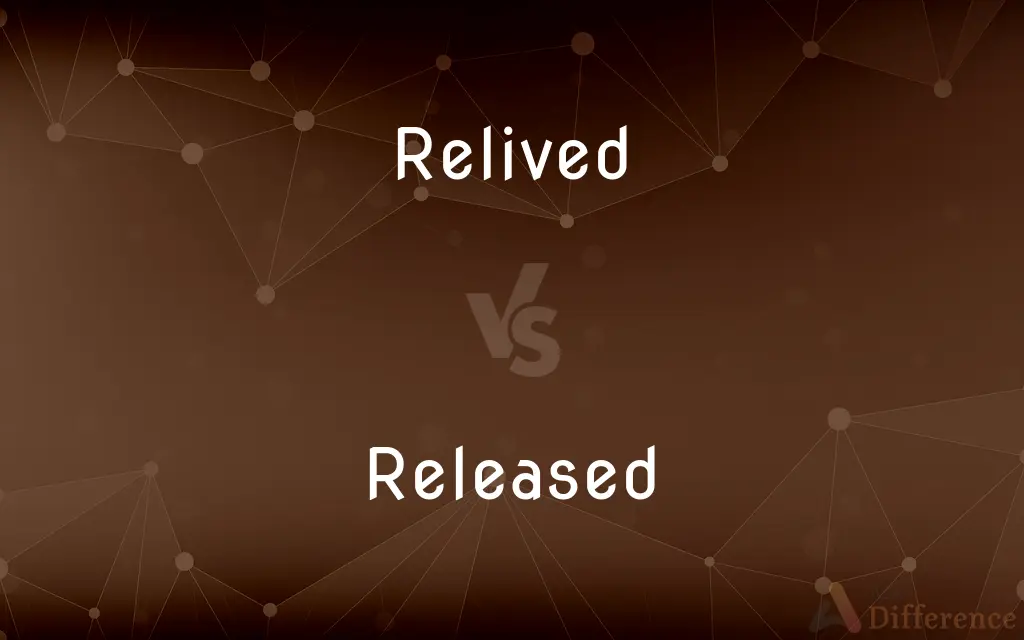 Relived vs. Released — What's the Difference?