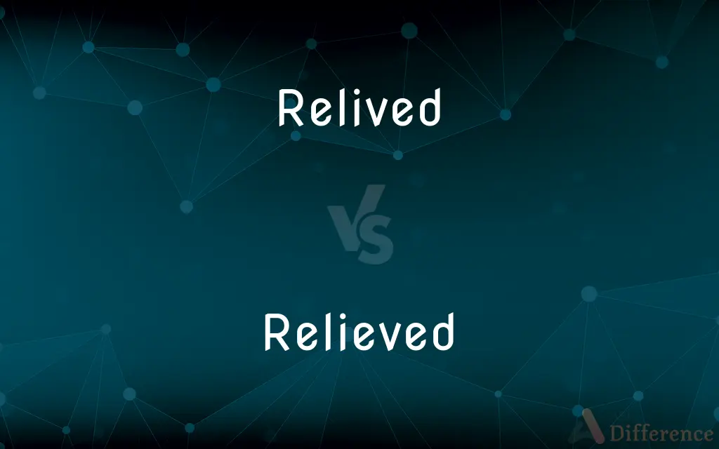 Relived vs. Relieved — What's the Difference?