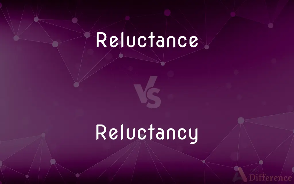 Reluctance vs. Reluctancy — Which is Correct Spelling?