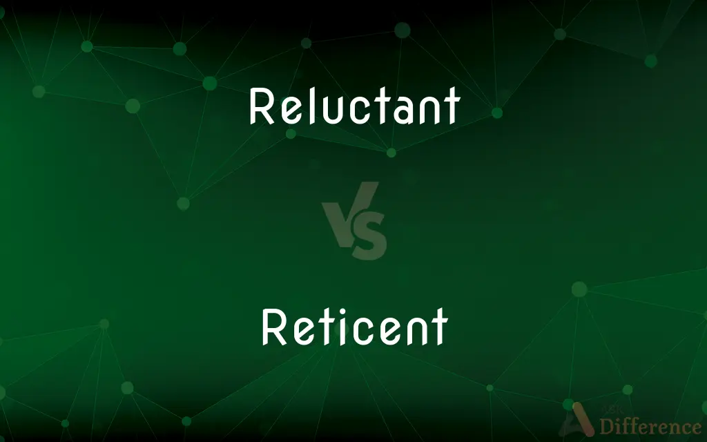 Reluctant vs. Reticent — What's the Difference?
