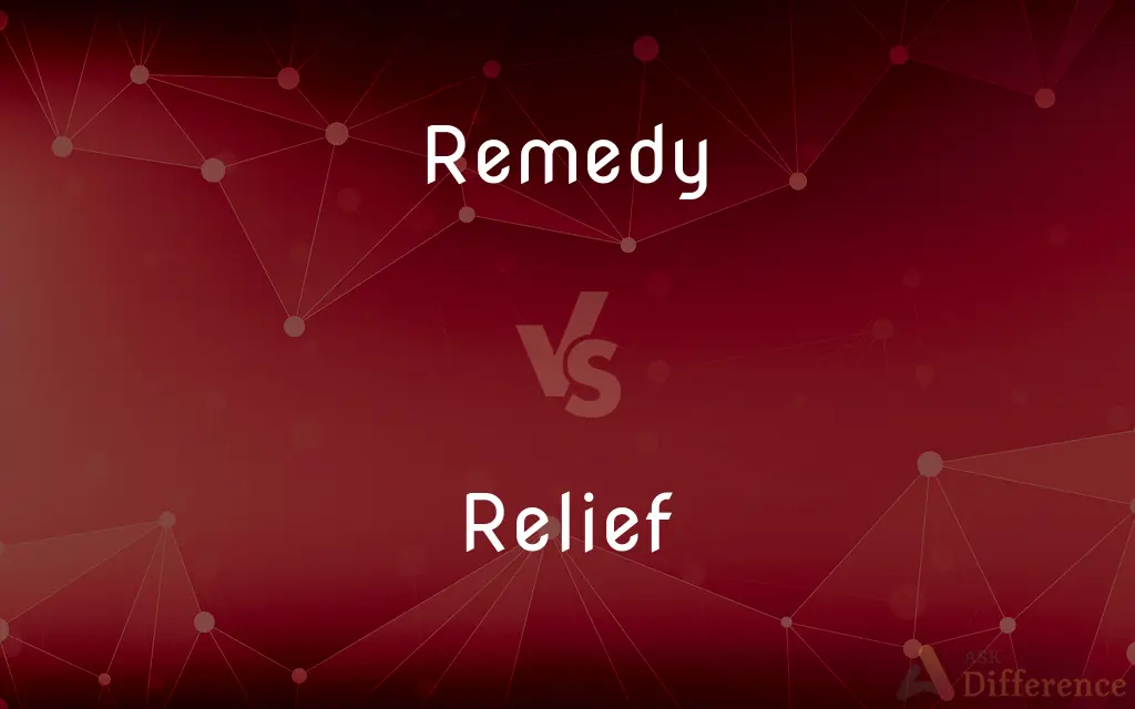 Remedy vs. Relief — What's the Difference?