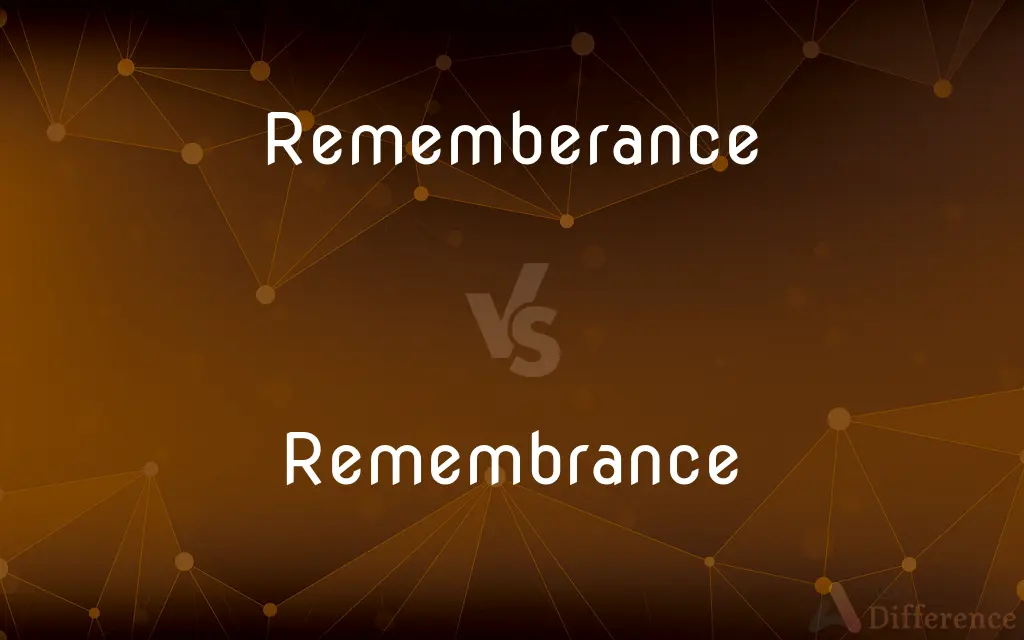 Rememberance vs. Remembrance — Which is Correct Spelling?