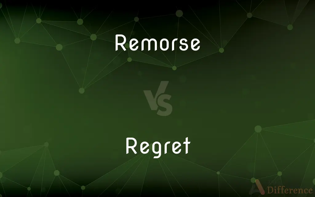 Remorse vs. Regret — What's the Difference?