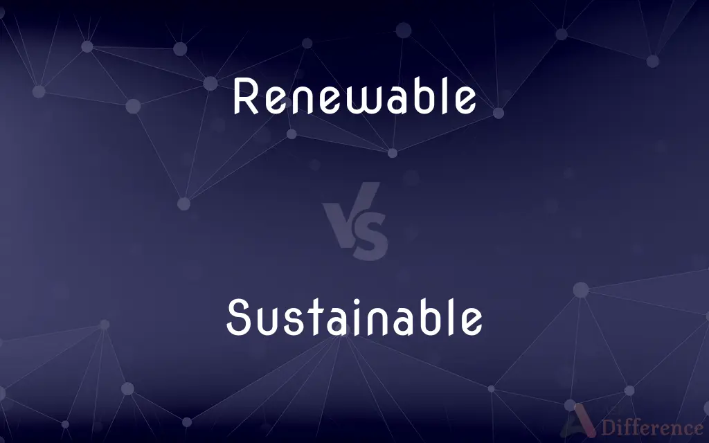 Renewable vs. Sustainable — What's the Difference?