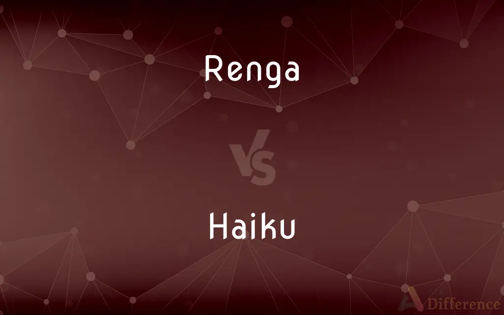 Renga vs. Haiku — What's the Difference?