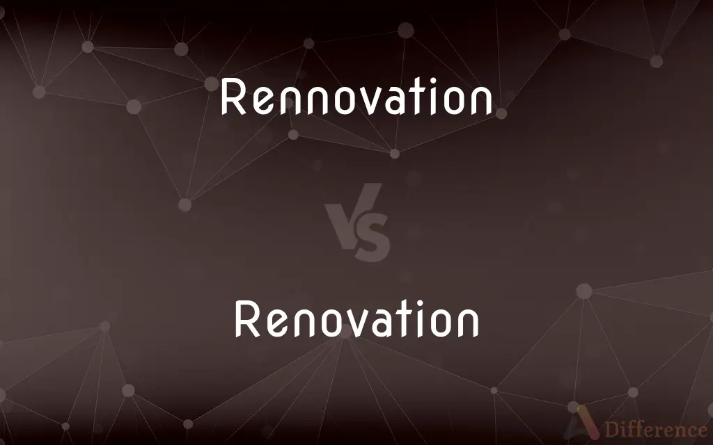 Rennovation vs. Renovation — Which is Correct Spelling?