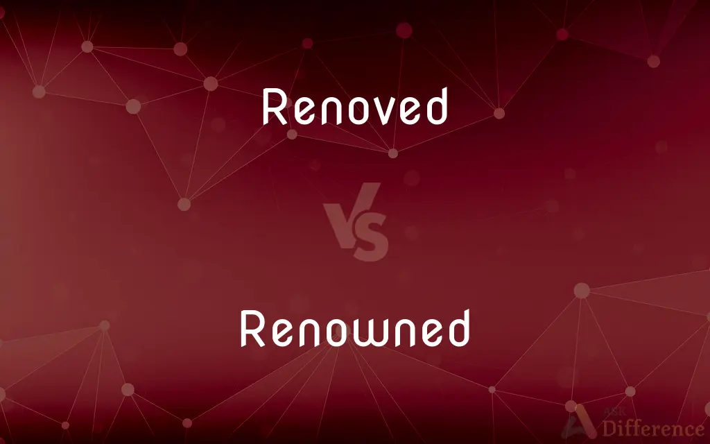 Renoved vs. Renowned — Which is Correct Spelling?
