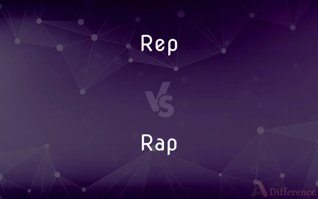 Rep vs. Rap — What's the Difference?