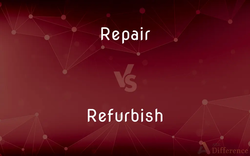 Repair vs. Refurbish — What's the Difference?