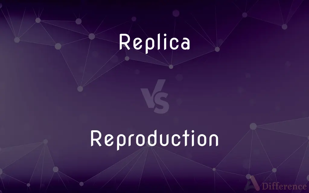 Replica vs. Reproduction — What's the Difference?