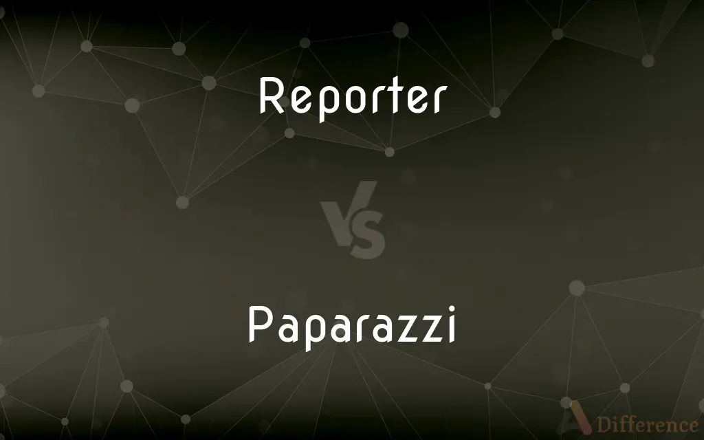 Reporter vs. Paparazzi — What's the Difference?